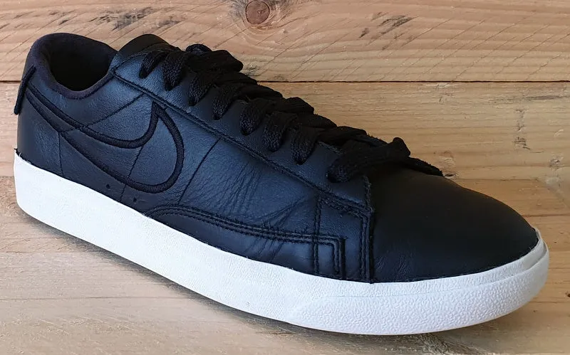 Nike Blazer London Low Leather Trainers UK4/US6.5/EU37.5 AA3001-001 Black/White
