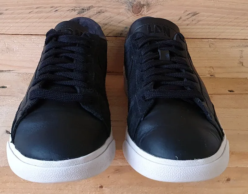 Nike Blazer London Low Leather Trainers UK4/US6.5/EU37.5 AA3001-001 Black/White