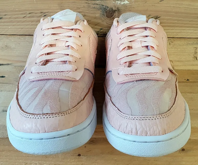 Nike Court Vision Low Textile Trainers UK4/US6.5/EU37.5 CI7599-600 Washed Coral