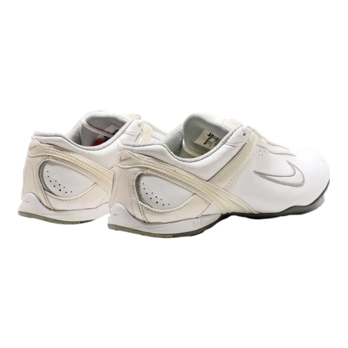 NIKE Low Top Trainers White Leather Womens UK 5