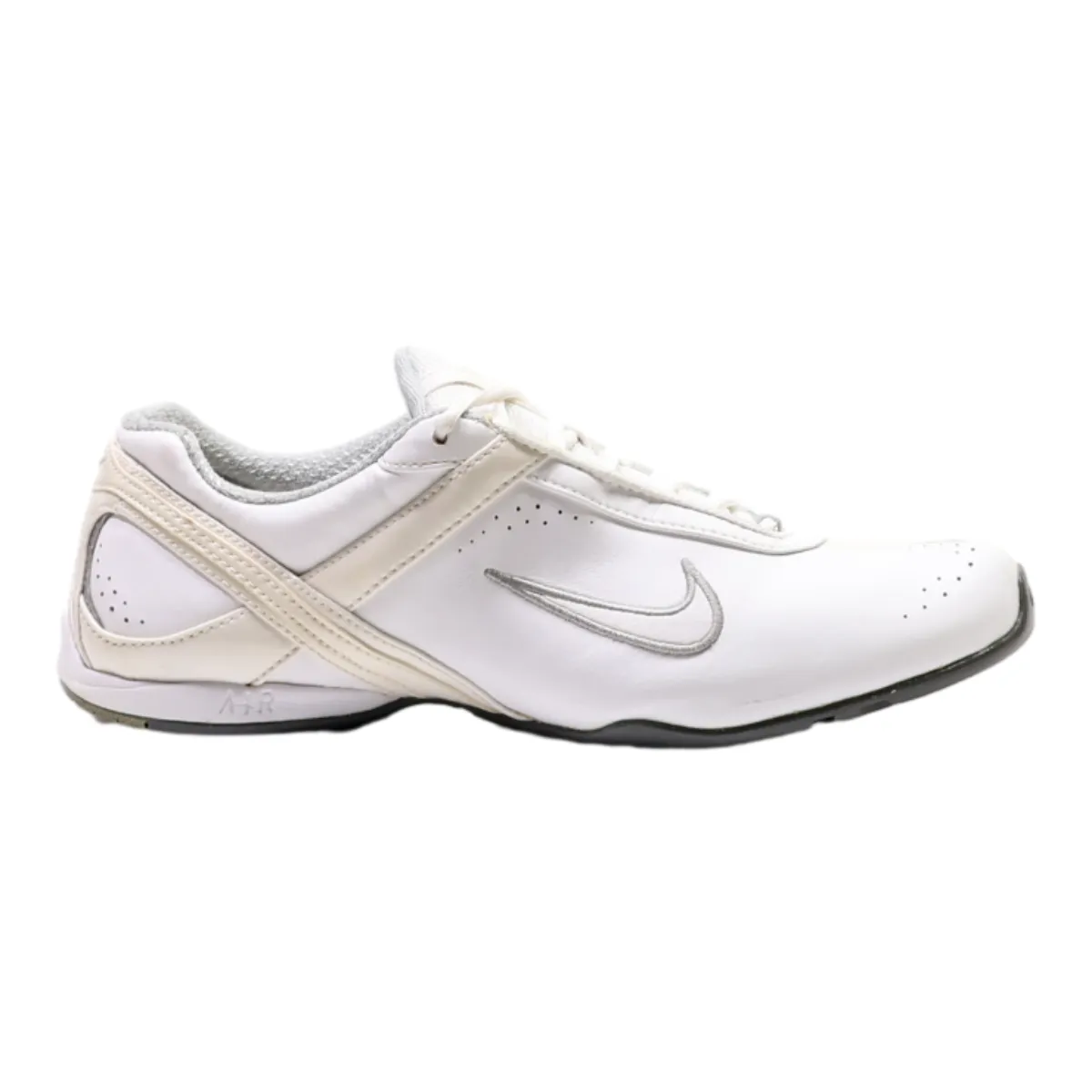 NIKE Low Top Trainers White Leather Womens UK 5