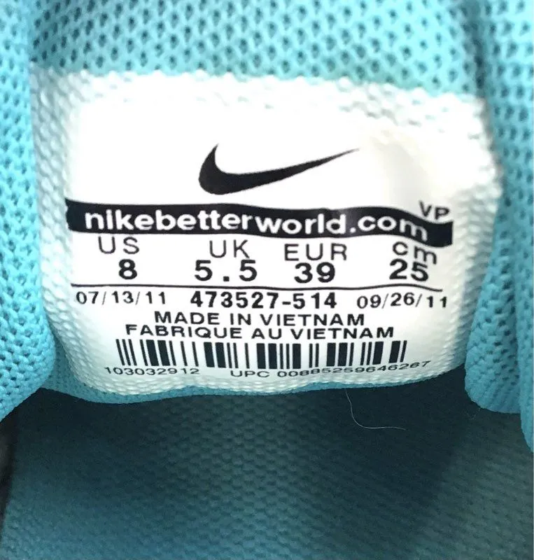 Nike Women's Air Max Dispute 473527-514 Gray Athletic Shoes - Size 8