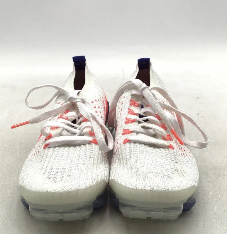 Nike Women's Air Vapormax Flyknit White Running Athletic Shoes - Size 7.5