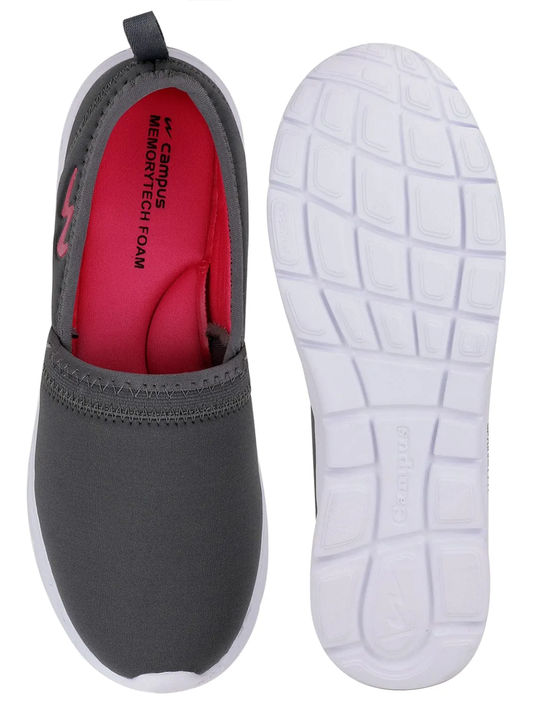 NURA Grey Women's Casual Shoes