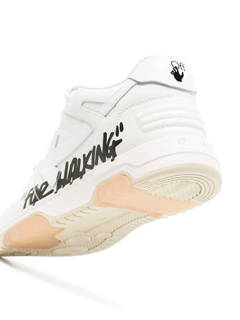OFF-WHITE WOMEN Out Of Office "For Walking" Sneakers White/Black