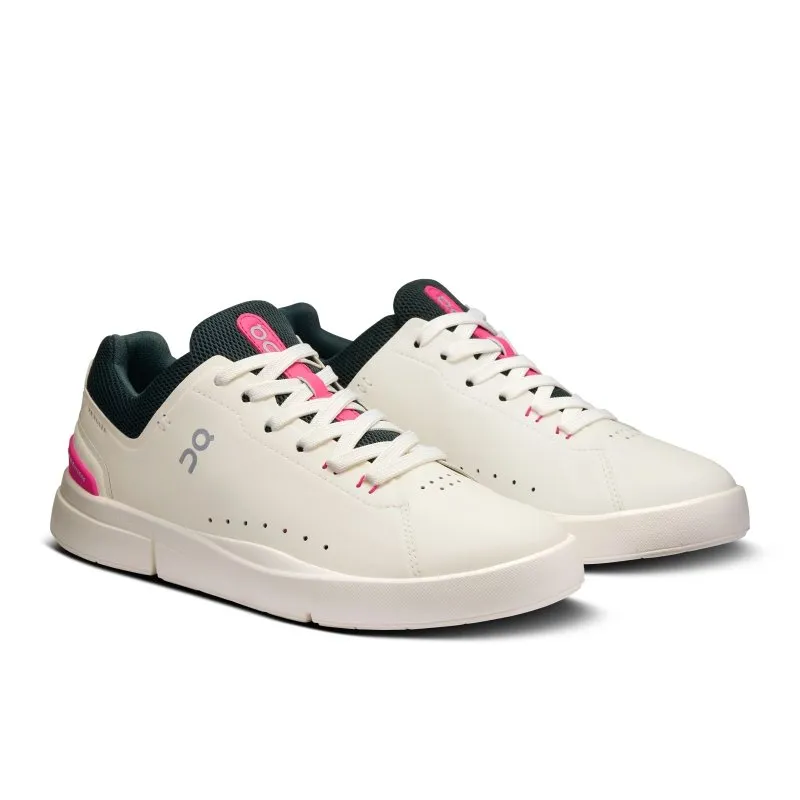On Women's THE ROGER Advantage 2 - Ivory/Pink