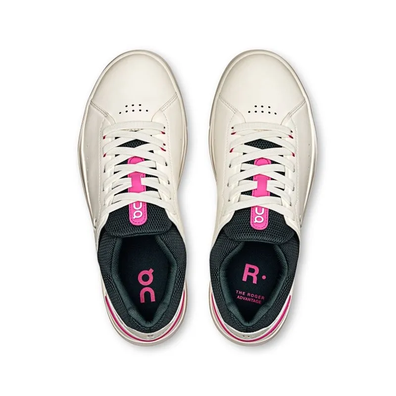 On Women's THE ROGER Advantage 2 - Ivory/Pink