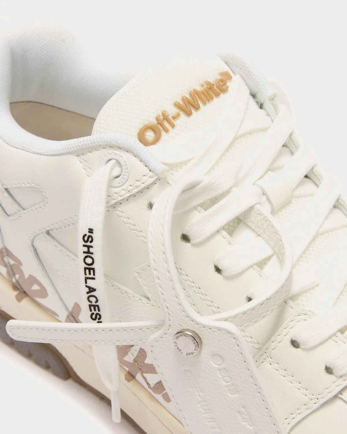 Out Of Office "For Walking" White / Beige Top Sneakers