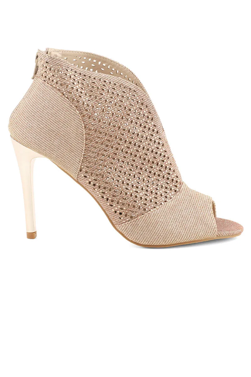 Party Wear Sandal I23641-Peach