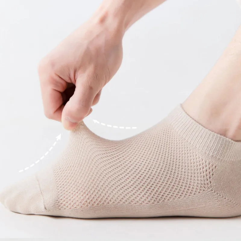 Plus Size Athletic Mesh Ankle Socks(12 Pairs)