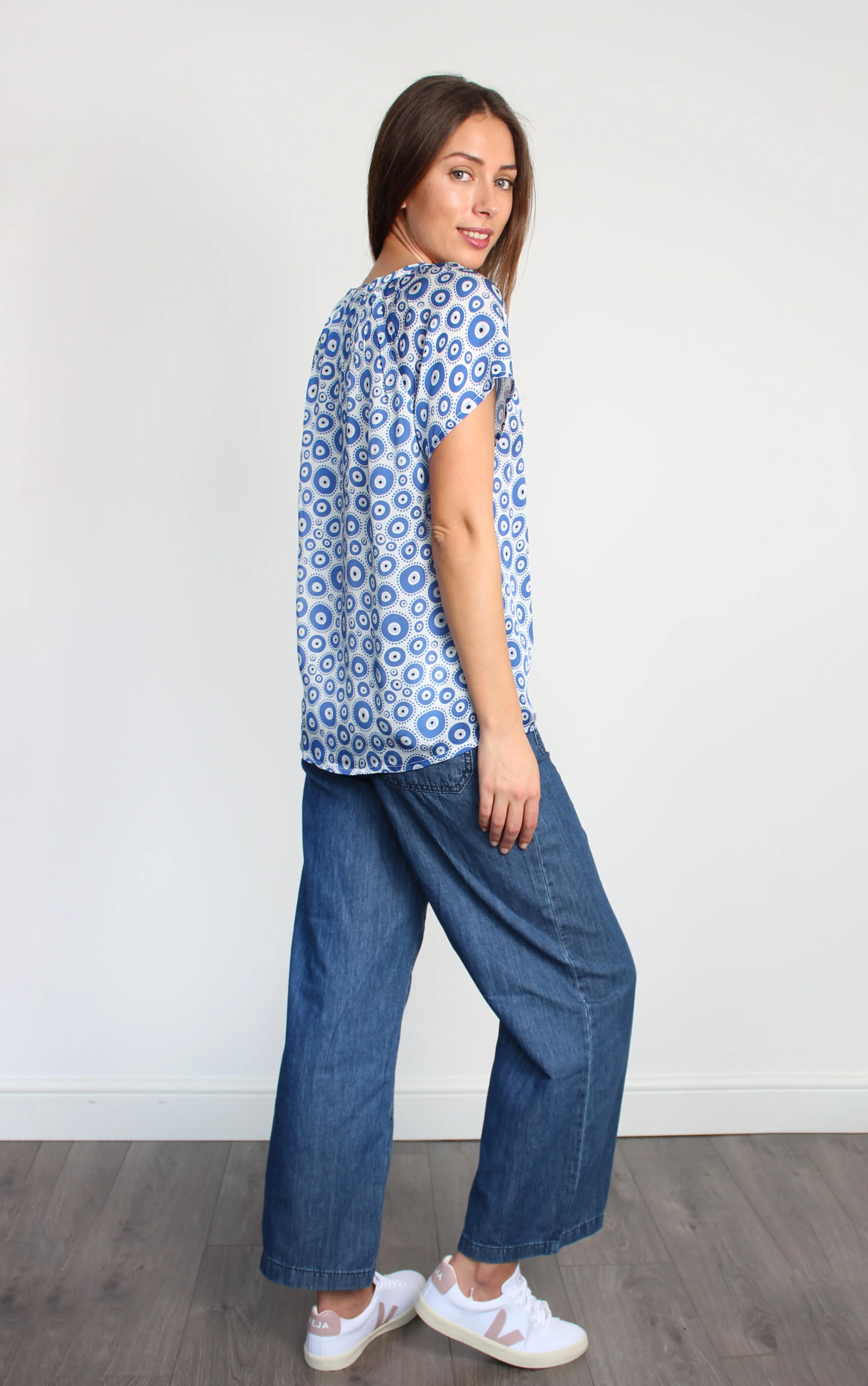Primrose Park London Jack evil-eye print T-shirt
