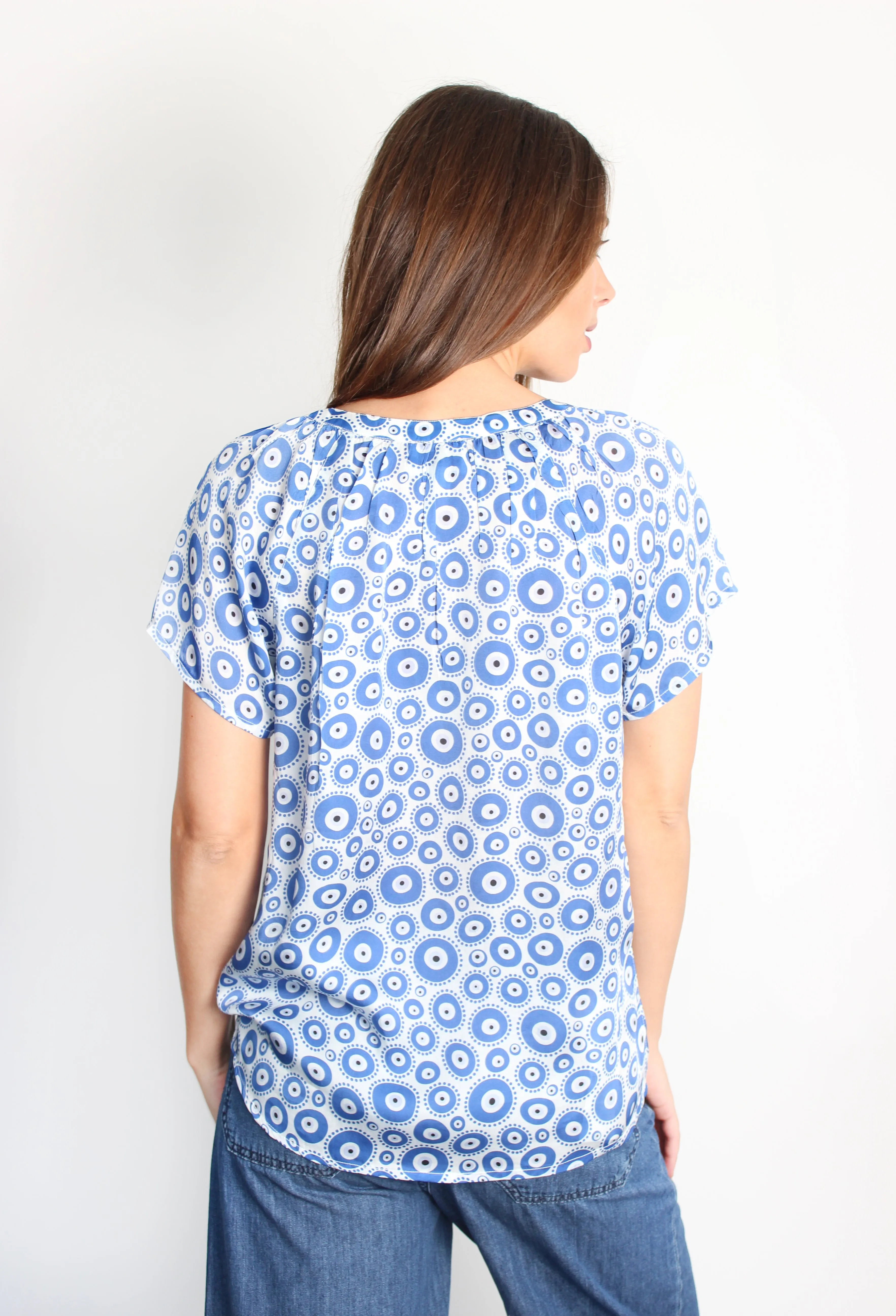 Primrose Park London Jack evil-eye print T-shirt