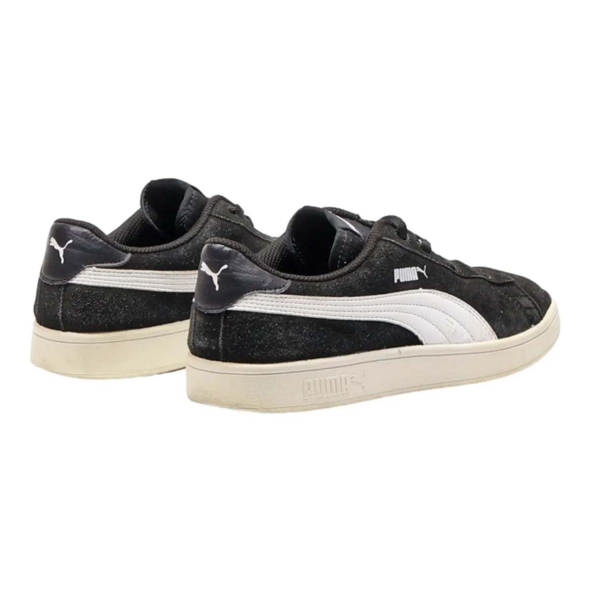 PUMA Low Top Trainers Black Synthetic Mens UK 6