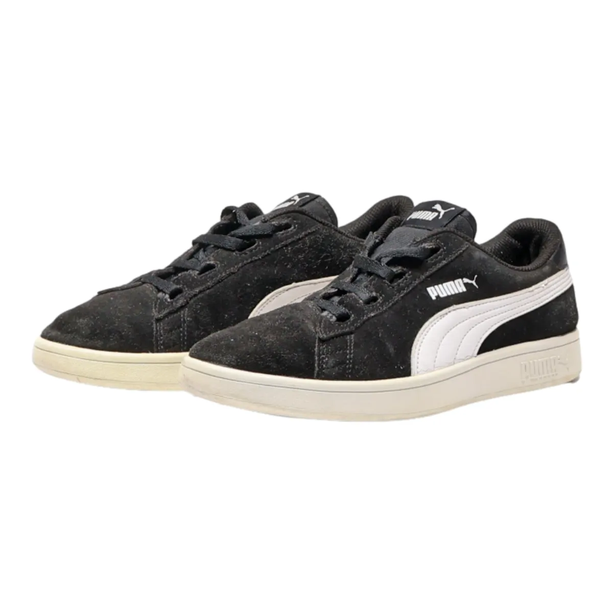PUMA Low Top Trainers Black Synthetic Mens UK 6