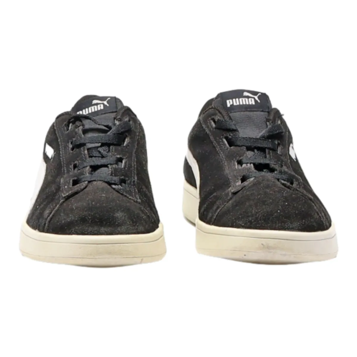 PUMA Low Top Trainers Black Synthetic Mens UK 6