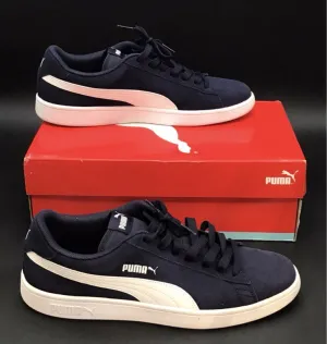 Puma Men's Smash V2 364989-04 Blue Low-Top Athletic Shoes - Size 11
