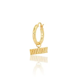Rowdy Hoop Earring