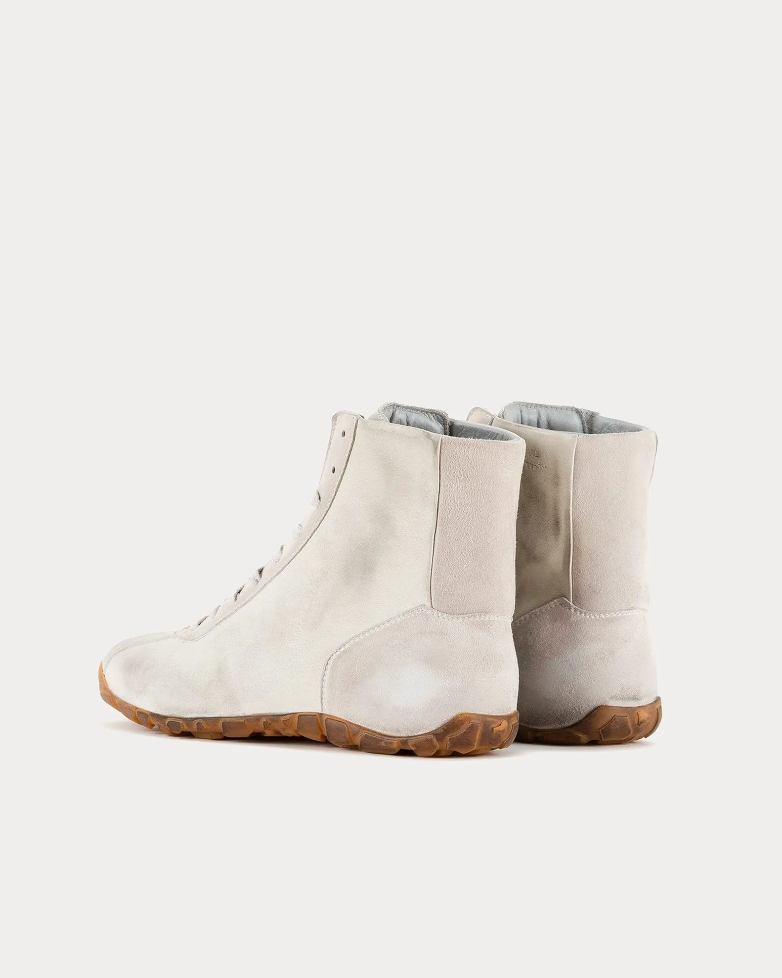 Saddle Hi Grey Storm High Top Sneakers