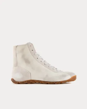 Saddle Hi Grey Storm High Top Sneakers