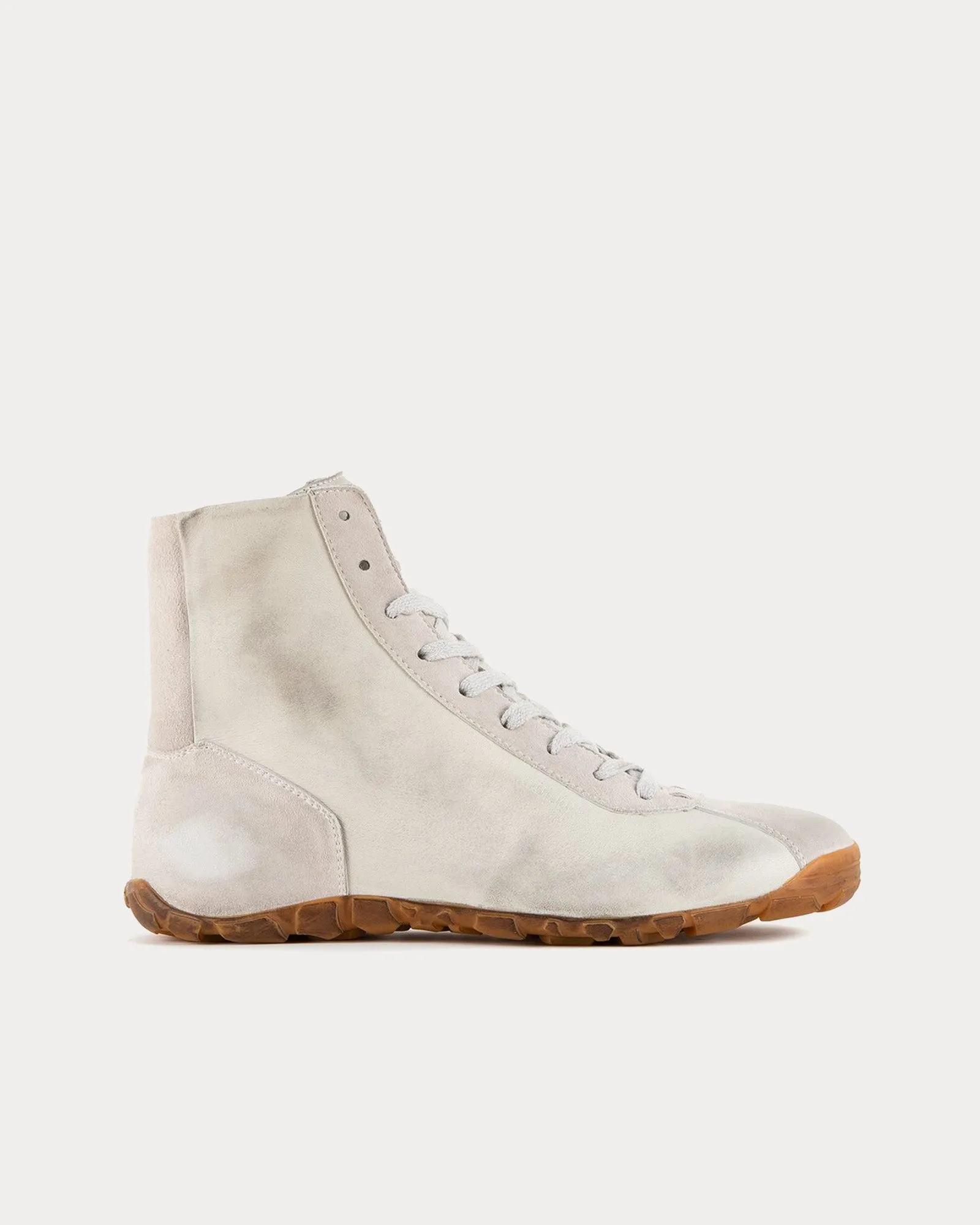 Saddle Hi Grey Storm High Top Sneakers