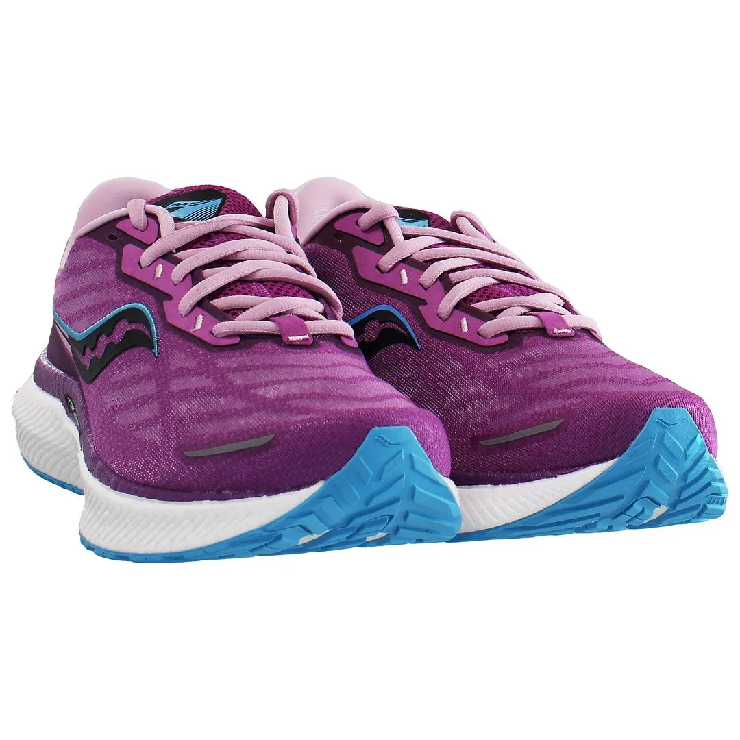 Saucony Triumph 19 Womens Purple Running Shoes