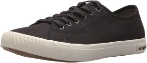 SeaVees Men's Monterey Black Canvas Size 9 Tennis Shoes Casual Sneaker