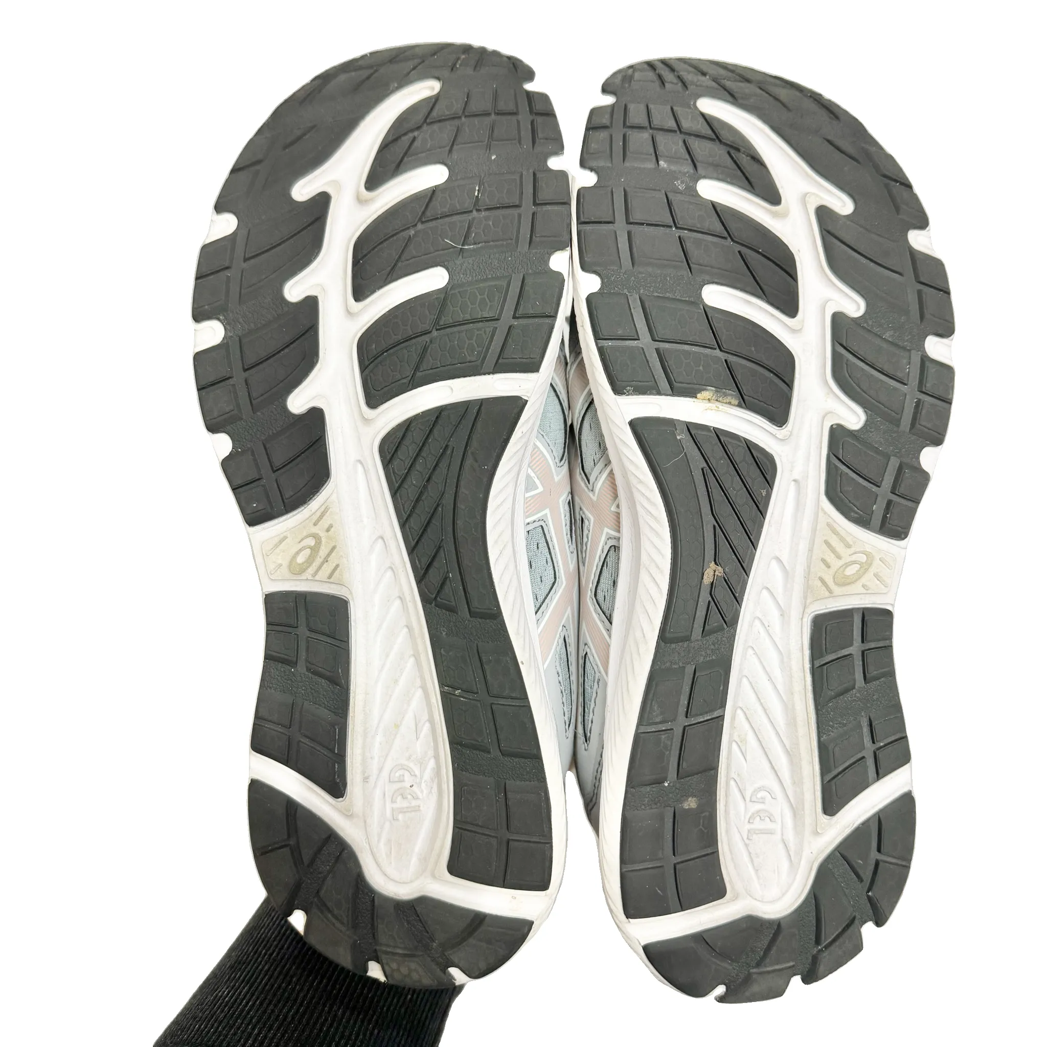 Shoes Athletic By Asics In Grey & Pink, Size: 8.5