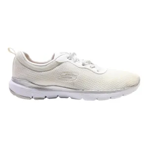 SKECHERS Sneaker Trainers White Synthetic Womens UK 4
