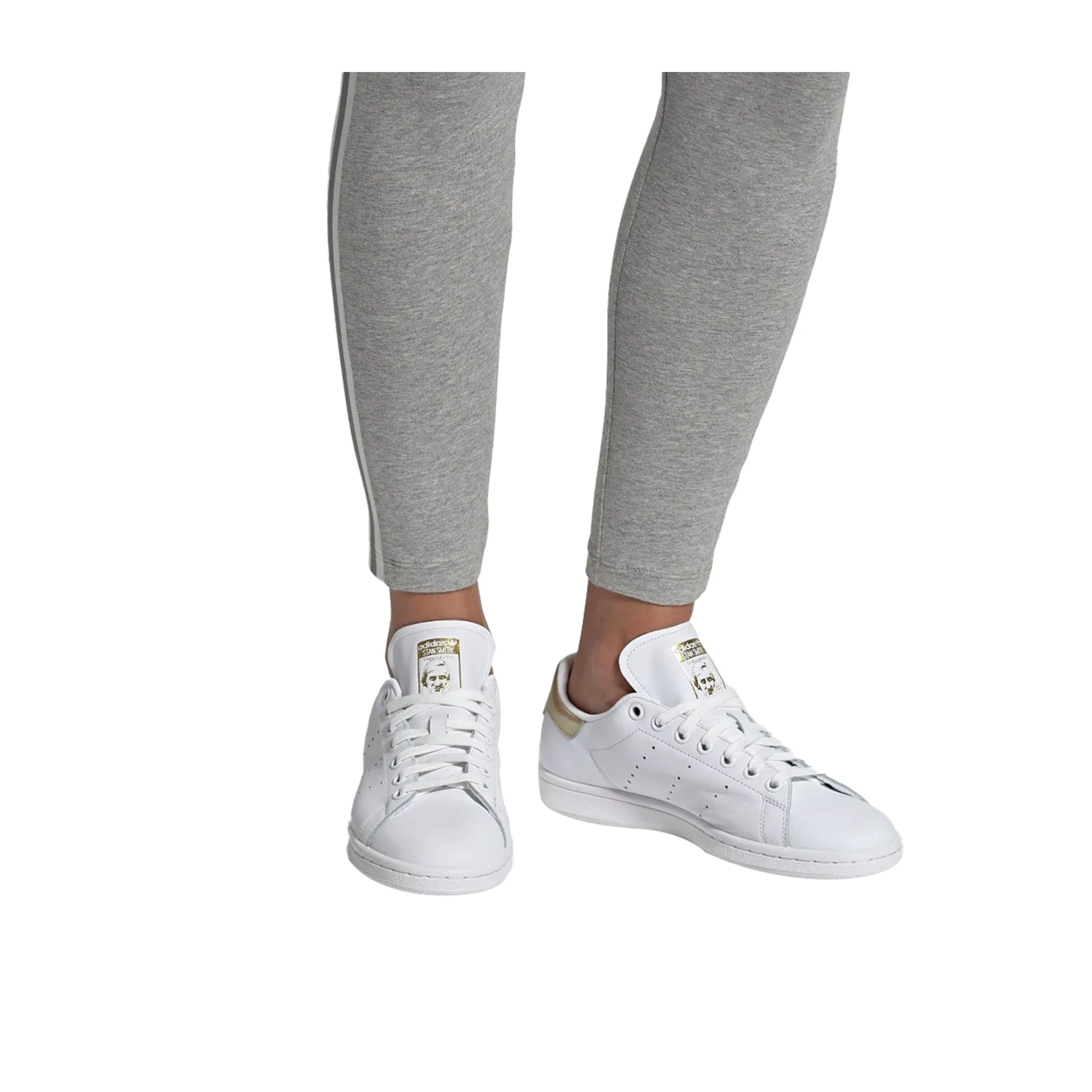 Sneakers Donns Stan Smith Bianco e Oro