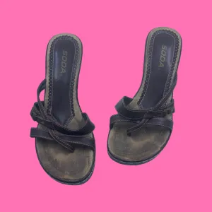 Soda brown heels 90s styled