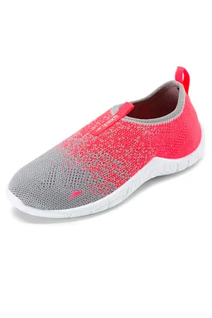 Speedo Kids' Surf Knit Water Shoes Frost Grey Flame