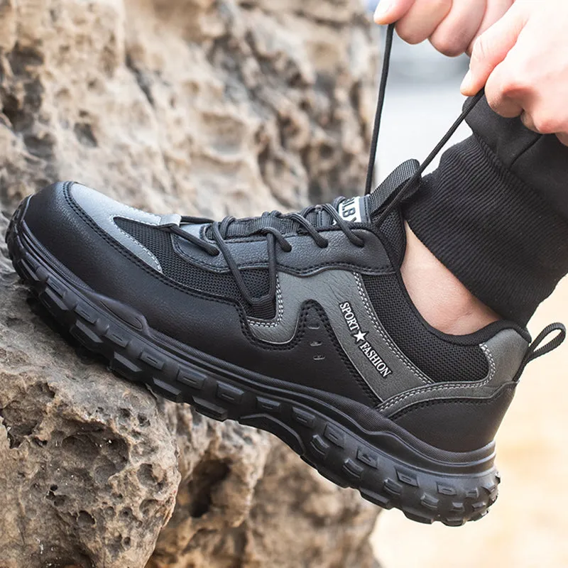 Steel Toe Shoes for Men Women Lightweight Work Shoes Indestructible Breathable Construction Safety sneakers