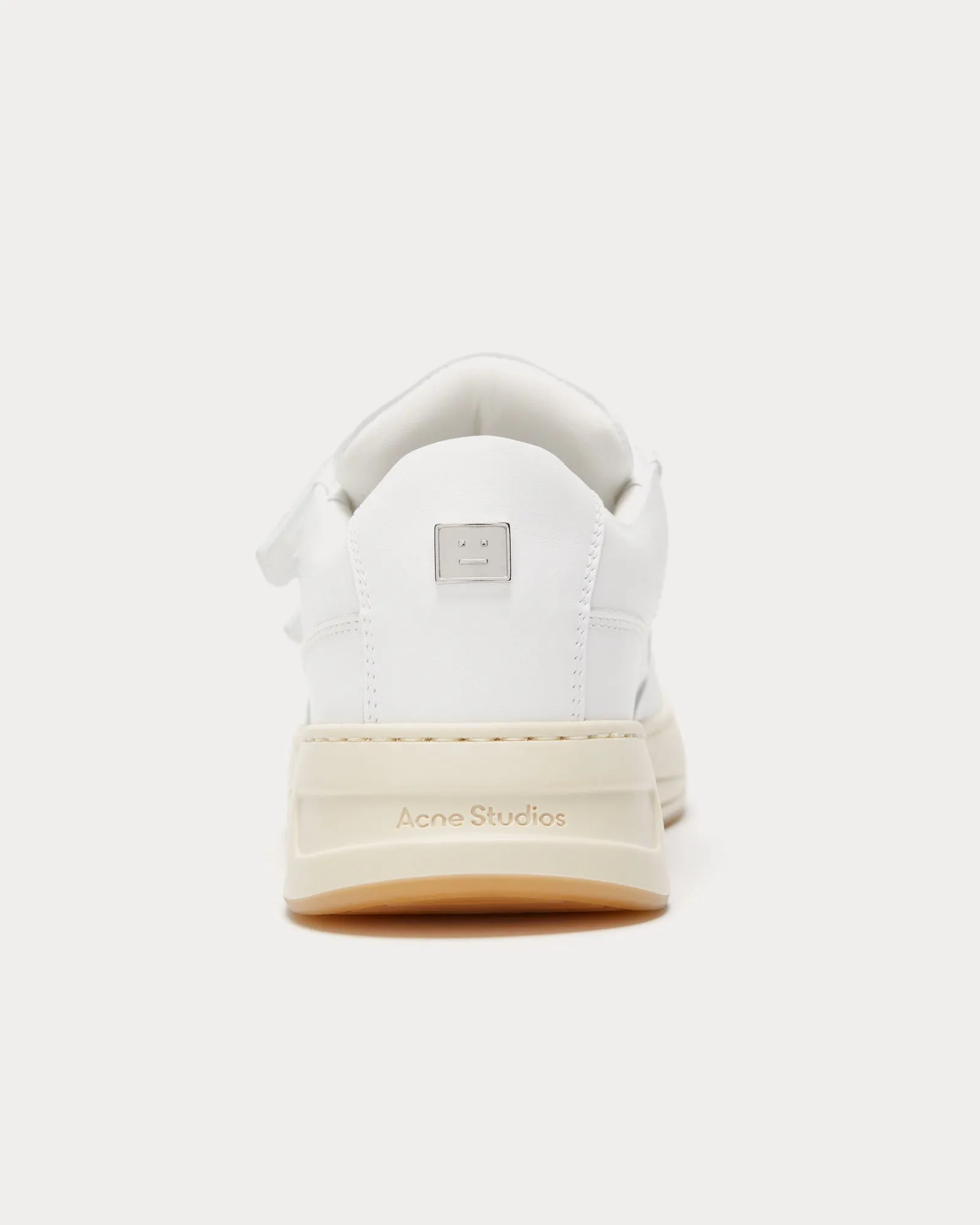 Steffey U Friend Updated Velcro Strap Optic White / Ecru Low Top Sneakers