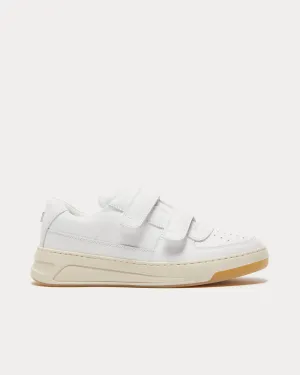 Steffey U Friend Updated Velcro Strap Optic White / Ecru Low Top Sneakers