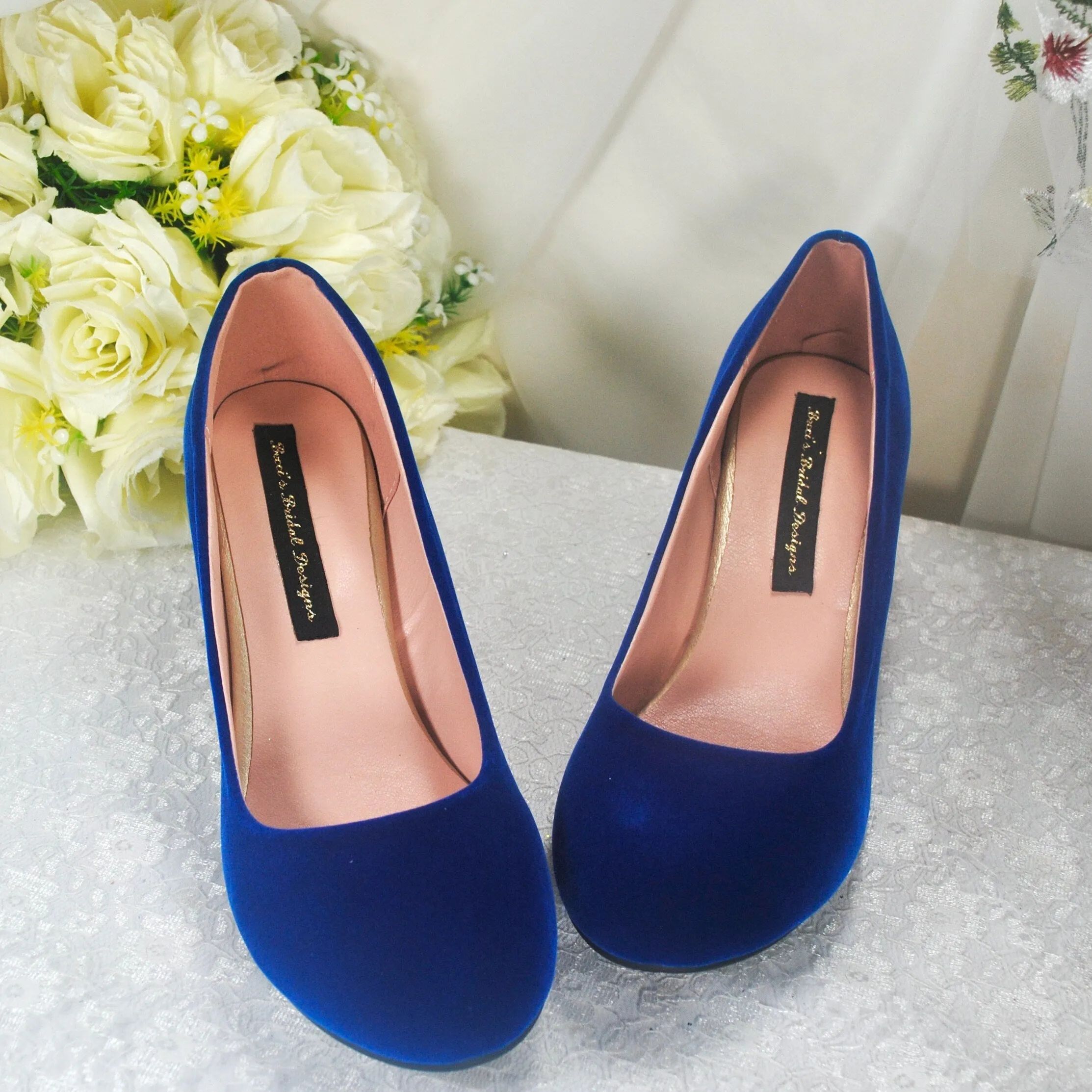Suede Bridal Shoes