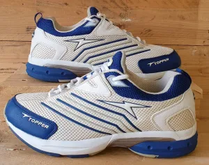 Topper Flash Low Textile Trainers UK8.5/US10/EU42 49890 Blue/White/Grey