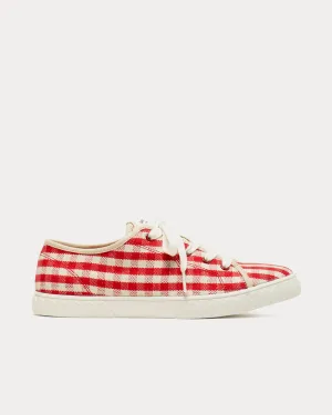 Vale Gingham Lava Falls Low Top Sneakers
