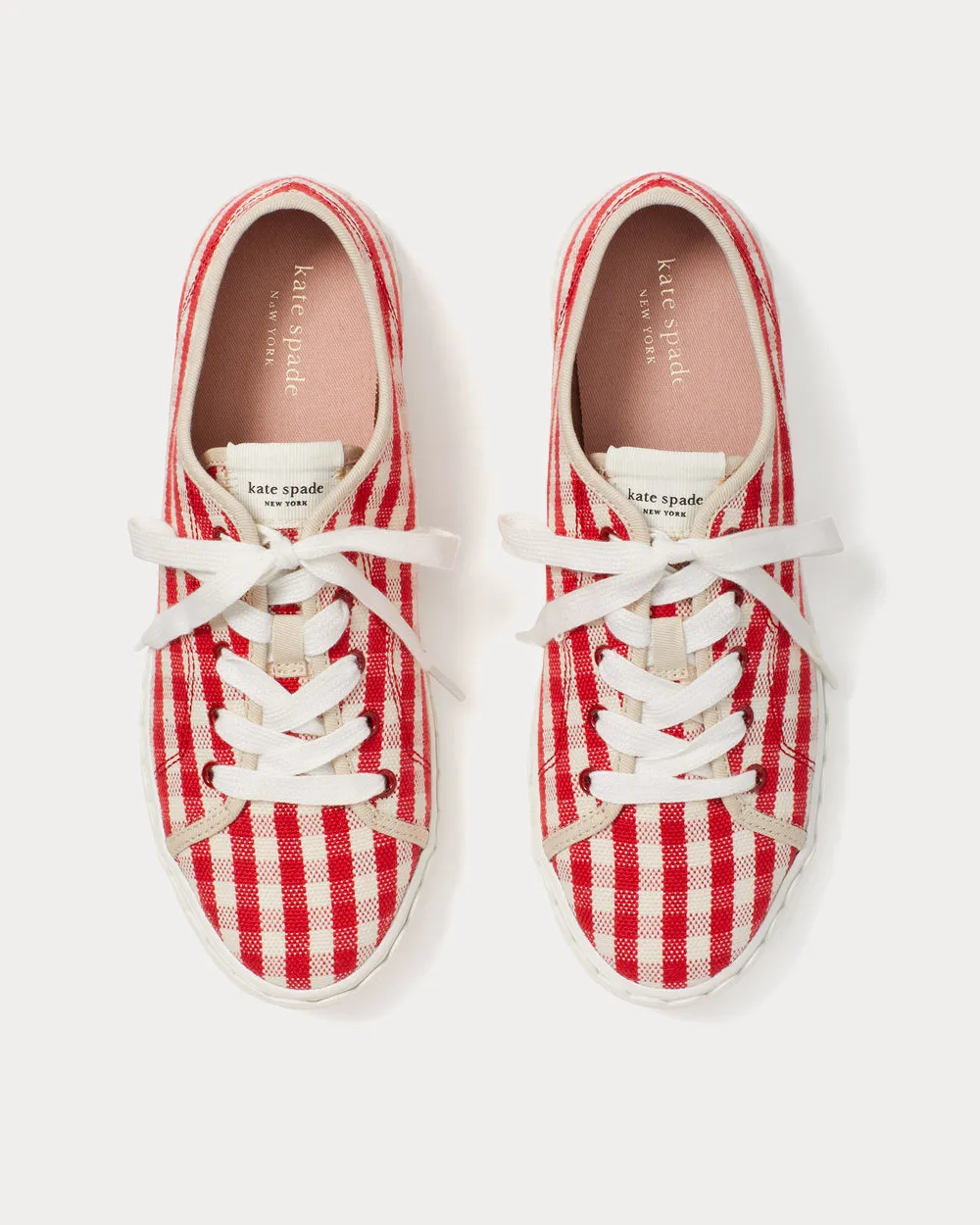 Vale Gingham Lava Falls Low Top Sneakers