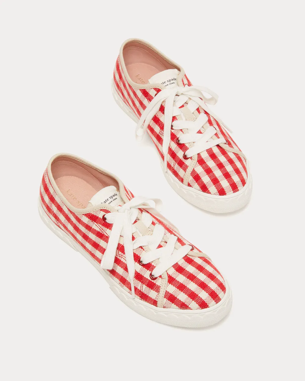 Vale Gingham Lava Falls Low Top Sneakers