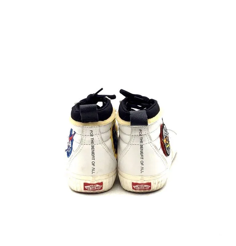 Vans Men's White Athletic Shoes - Size 9.5